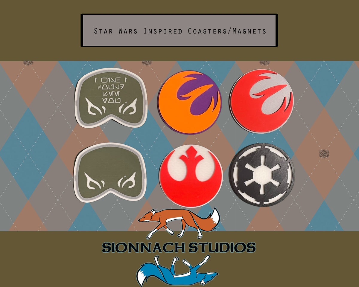 Star Wars Inspired - Faction Coasters/Badges/Magnets – Sionnach
