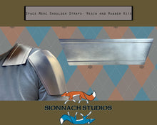 Load image into Gallery viewer, Space Merc Bo-Katan Mandalorian Inspired Resin and Rubber Shoulder Armor Straps