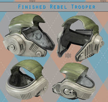 Load image into Gallery viewer, Jedi Training - Rebel Trooper - A-Wing Pilot Inspired Resin Helmet