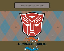 Load image into Gallery viewer, Transformers Autobot Inspired LED Wall Lamp Decoration