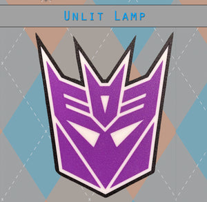 Transformers Decepticon Inspired LED Wall Lamp Decoration