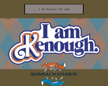 Load image into Gallery viewer, Barbie Movie Inspired I am Kenough LED Wall Lamp Decoration