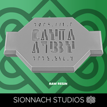 Load image into Gallery viewer, Star Wars Andor Inspired Resin Funerary Brick