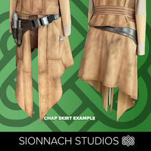 Load image into Gallery viewer, Women's Space Mechanic Chap Skirt Pattern inspired by Bix Caleen on Andor