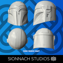 Load image into Gallery viewer, Space Wars Mandalorian Loyalty Helmet - Resin Kit