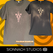Load image into Gallery viewer, Hand-Dyed Space Wars Logo T-Shirts
