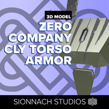 Load image into Gallery viewer, Space Wars Zero Company Cly Mandalorian Torso Armor - STL Files for 3D Printing