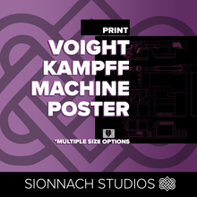 Load image into Gallery viewer, Voight-Kampff Machine Schematic Poster Inspired by Blade Runner