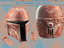 Load image into Gallery viewer, AAC Original Design Space Merc Resin Helmet Kit (Mandalorian Inspired)