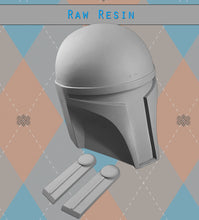 Load image into Gallery viewer, AAC Original Design Space Merc Resin Helmet Kit (Mandalorian Inspired)