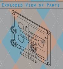 Load image into Gallery viewer, Star Wars Galaxy's Edge Batuu Inspired Wall Panel Decoration #1 - 3D STL Files