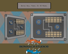 Load image into Gallery viewer, Star Wars Galaxy's Edge Batuu Inspired Wall Panel Decoration #1 - 3D STL Files