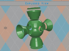 Load image into Gallery viewer, Green Lantern Hal Jordan Inspired Power Battery for Cosplay - 3D STL Files