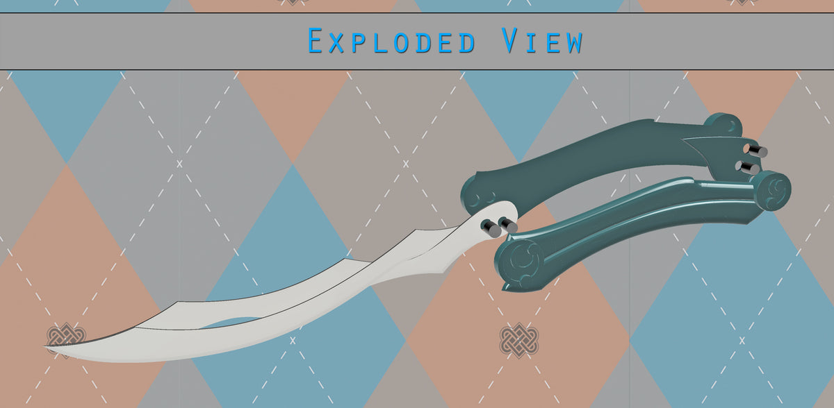 The Dragon Prince Inspired Rayla Dagger - STL Files for 3D Printing – Sionnach Studios