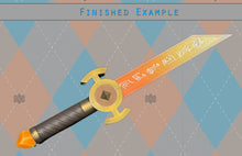 Load image into Gallery viewer, The Dragon Prince Inspired Sunforged Dagger - STL Files for 3D Printing