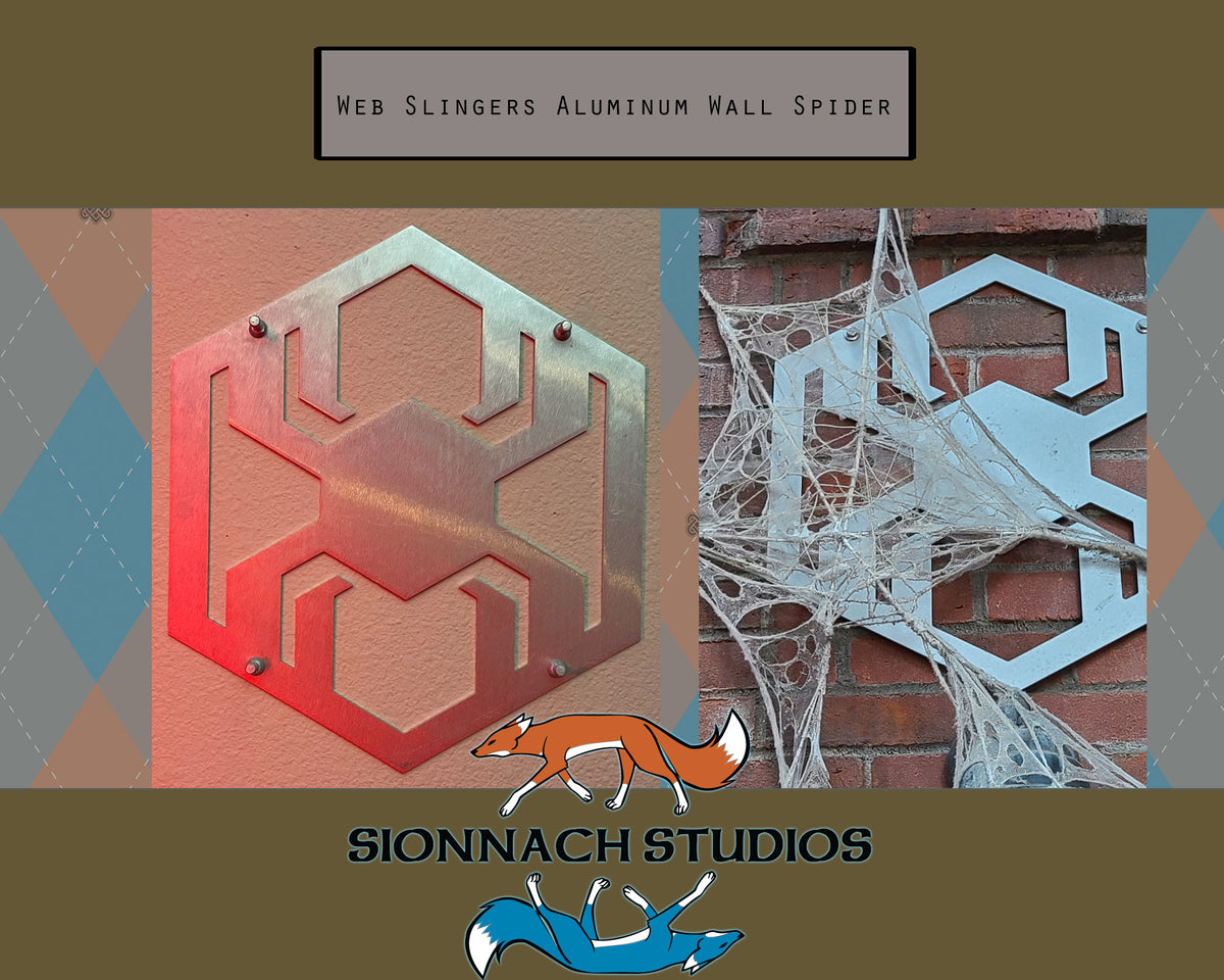 Spider-Man WEB Slingers Inspired Aluminum Wall Decoration – Sionnach Studios