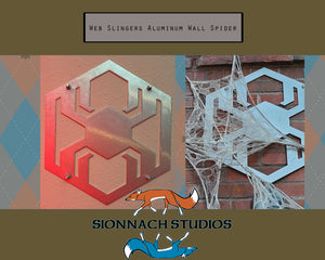 Spider-Man WEB Slingers Inspired Aluminum Wall Decoration