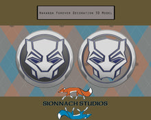 Load image into Gallery viewer, Black Panther: Wakanda Forever Logo Inspired Wall Decoration - 3D STL Files