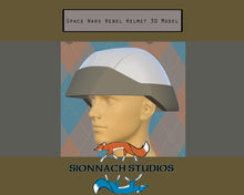 Load image into Gallery viewer, Star Wars Rogue One Inspired Rebel Helmet - STL Files for 3D Printing
