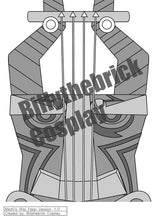 Load image into Gallery viewer, Medli Zelda Wind Waker - Prop Rito Harp for Cosplay - STL Files for 3D Printing