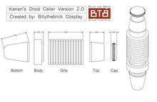 Load image into Gallery viewer, Star Wars Rebels Inspired - Prop Droid Caller for Cosplay - STL Files for 3D Printing