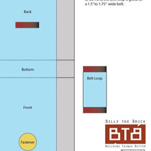 Load image into Gallery viewer, Generic Belt Pouch - Blueprints