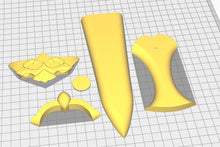 Load image into Gallery viewer, Fire Emblem: Three Houses - Byleth Dagger - STL Files for 3D Printing