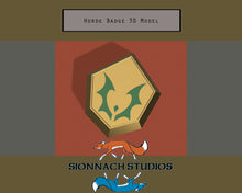 Load image into Gallery viewer, She-ra and the Princesses of Power Inspired - Prop Horde Badge for Cosplay - STL File for 3D Printing