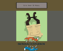 Load image into Gallery viewer, Medli Zelda Wind Waker - Prop Rito Harp for Cosplay - STL Files for 3D Printing
