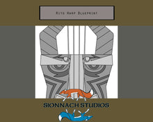 Load image into Gallery viewer, Medli Zelda Wind Waker - Prop Rito Harp for Cosplay - Blueprint