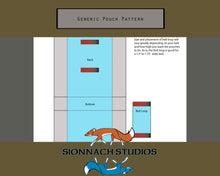 Load image into Gallery viewer, Generic Belt Pouch - Blueprints