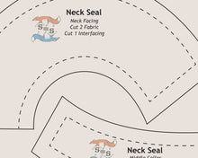 Load image into Gallery viewer, Space Mercenary Neck Seal Pattern