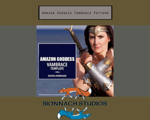 Amazon Goddess Vambrace Template  Digital Download