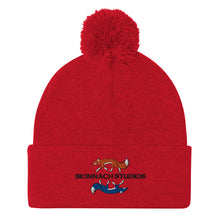 Load image into Gallery viewer, Sionnach Studios Logo Pom-Pom Beanie