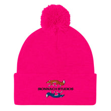 Load image into Gallery viewer, Sionnach Studios Logo Pom-Pom Beanie