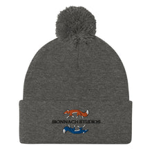 Load image into Gallery viewer, Sionnach Studios Logo Pom-Pom Beanie
