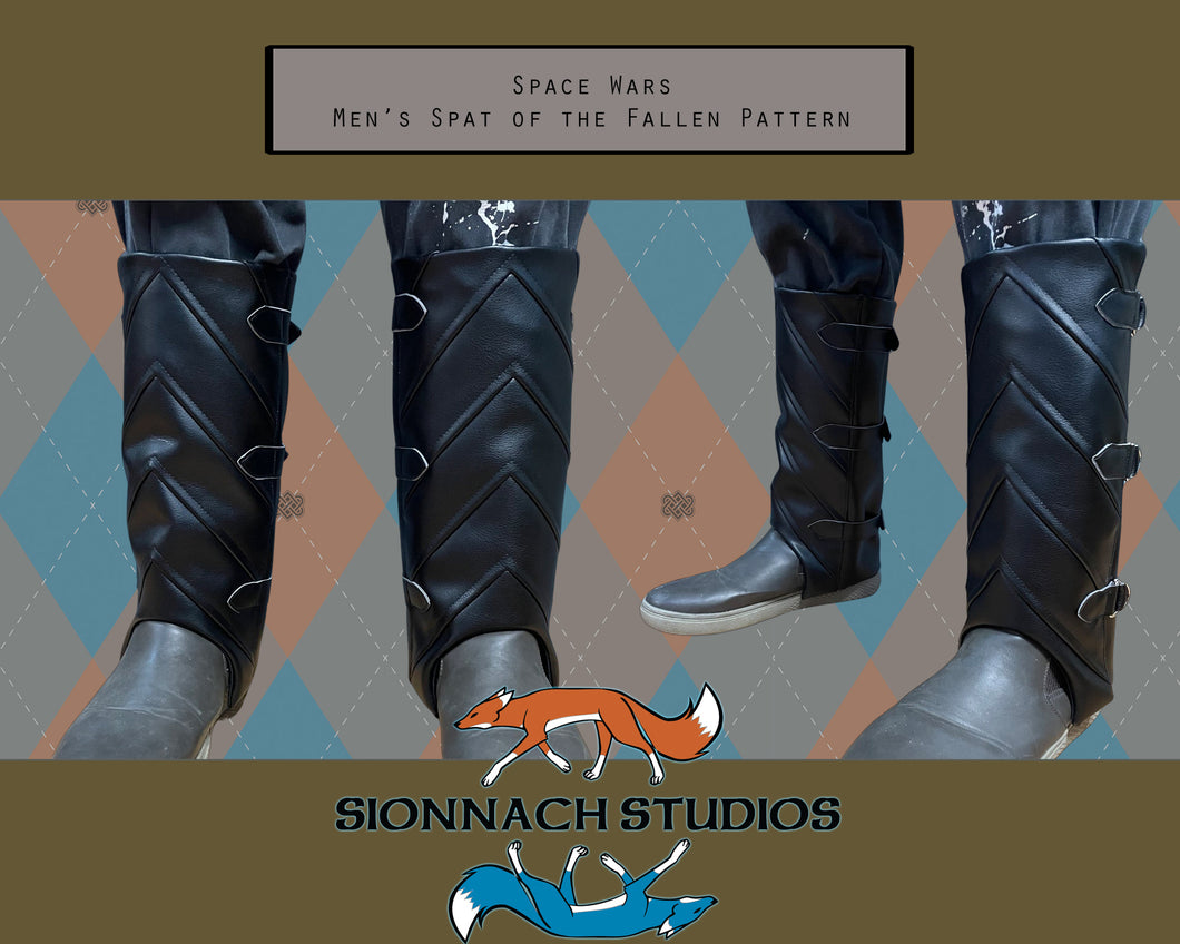 Men's Spat of the Fallen Pattern inspired by Baylan Skoll on Ahsoka – Sionnach Studios men-s-spat-of-the-fallen-pattern-inspired-by-baylan-skoll-on-ahsoka-sionnach-studios