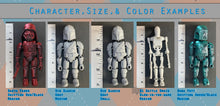 Load image into Gallery viewer, Star Wars Inspired 3D Printed Flexi Toys
