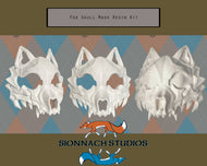 Fox Skull Mask Resin Kit