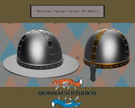Medieval Fantasy Helmets - STL Files for 3D Printing