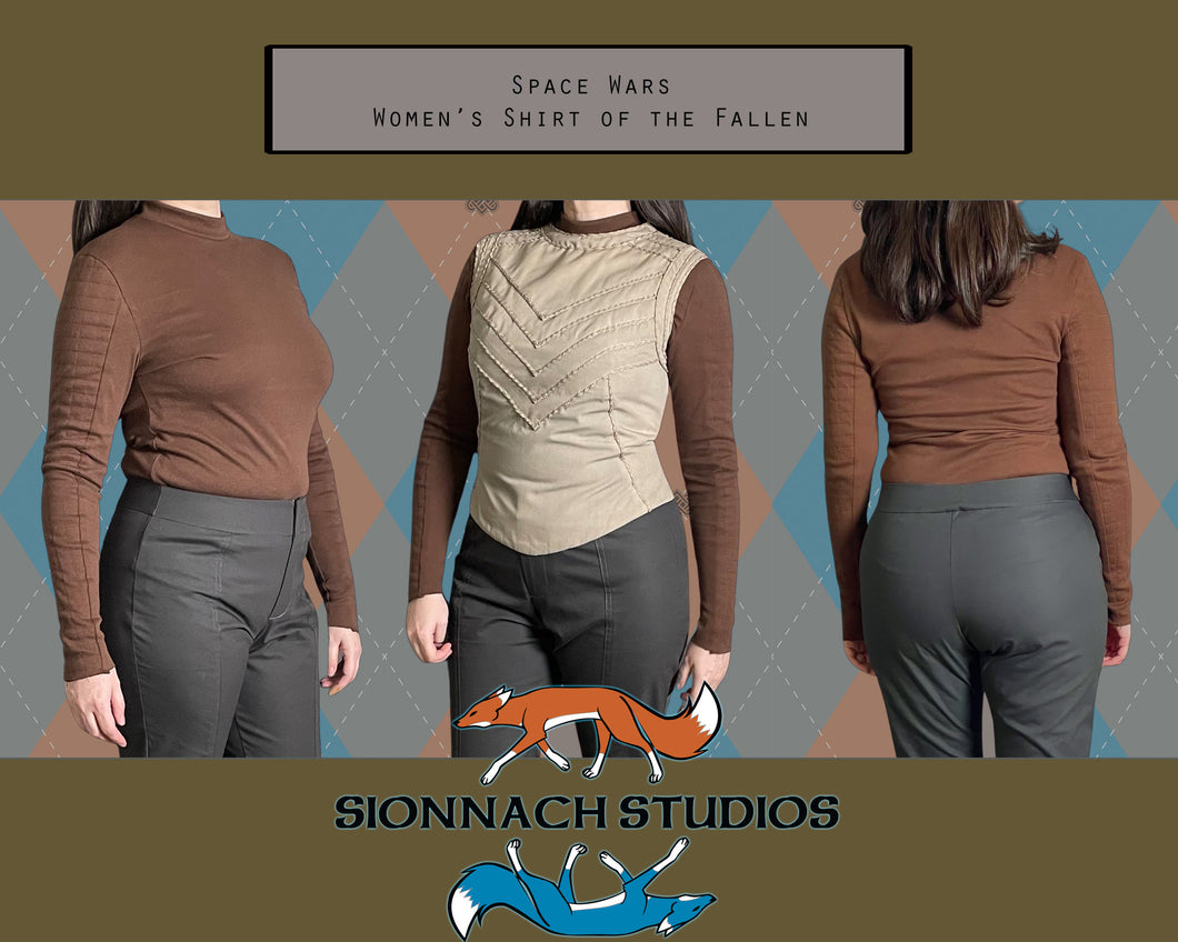 Women's Shirt of the Fallen Pattern inspired by Shin Hati on Ahsoka