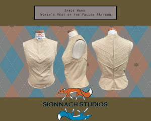 Women's Vest of the Fallen Pattern inspired by Shin Hati on Ahsoka