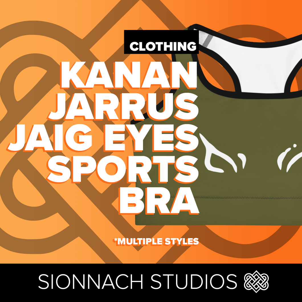 Space Wars Kanan Jarrus Jaig Eyes Sports bra