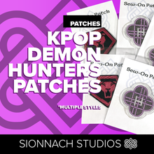 Load image into Gallery viewer, KPop Demon Hunters Sew On Patches
