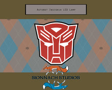 Load image into Gallery viewer, Transformers Autobot Inspired LED Wall Lamp Decoration
