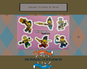 Ninjago Stickers by Reika