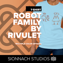 Load image into Gallery viewer, Robot Family Shirt - Design by Rivulet
