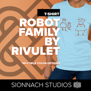 Robot Family Shirt - Design by Rivulet