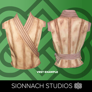 Women's Space Mechanic Vest Pattern inspired by Bix Caleen on Andor