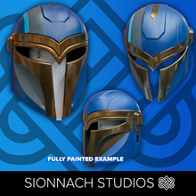 Load image into Gallery viewer, Space Wars Mandalorian Loyalty Helmet - Resin Kit
